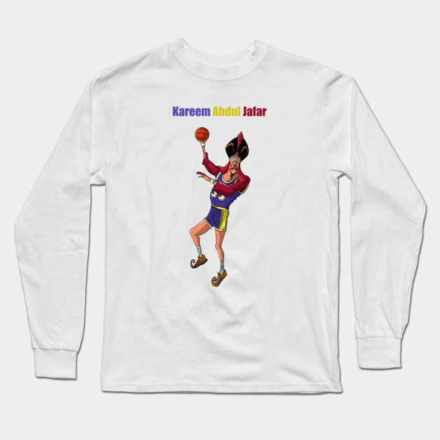 Kareem Abdul Jafar Long Sleeve T-Shirt by mattlassen